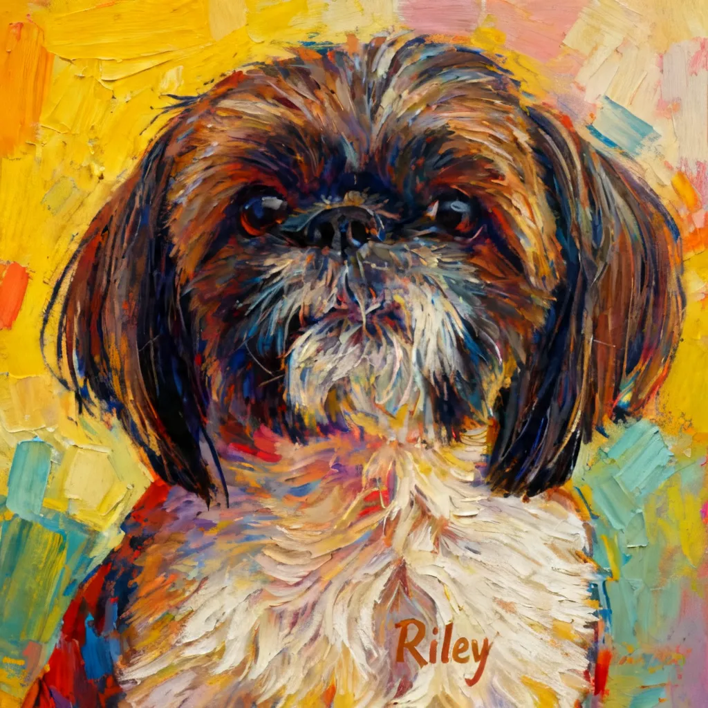 Riley's Golden Gaze