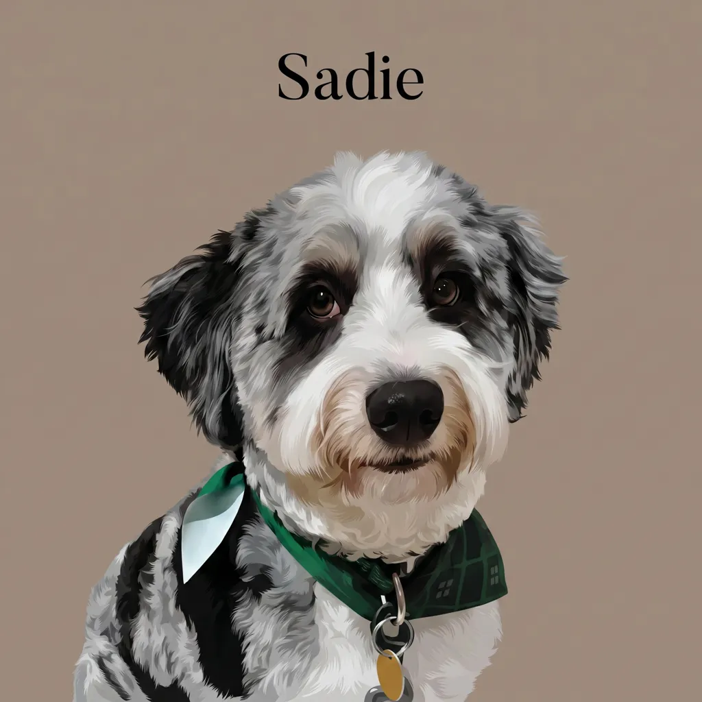 Portrait of Sadie in Green