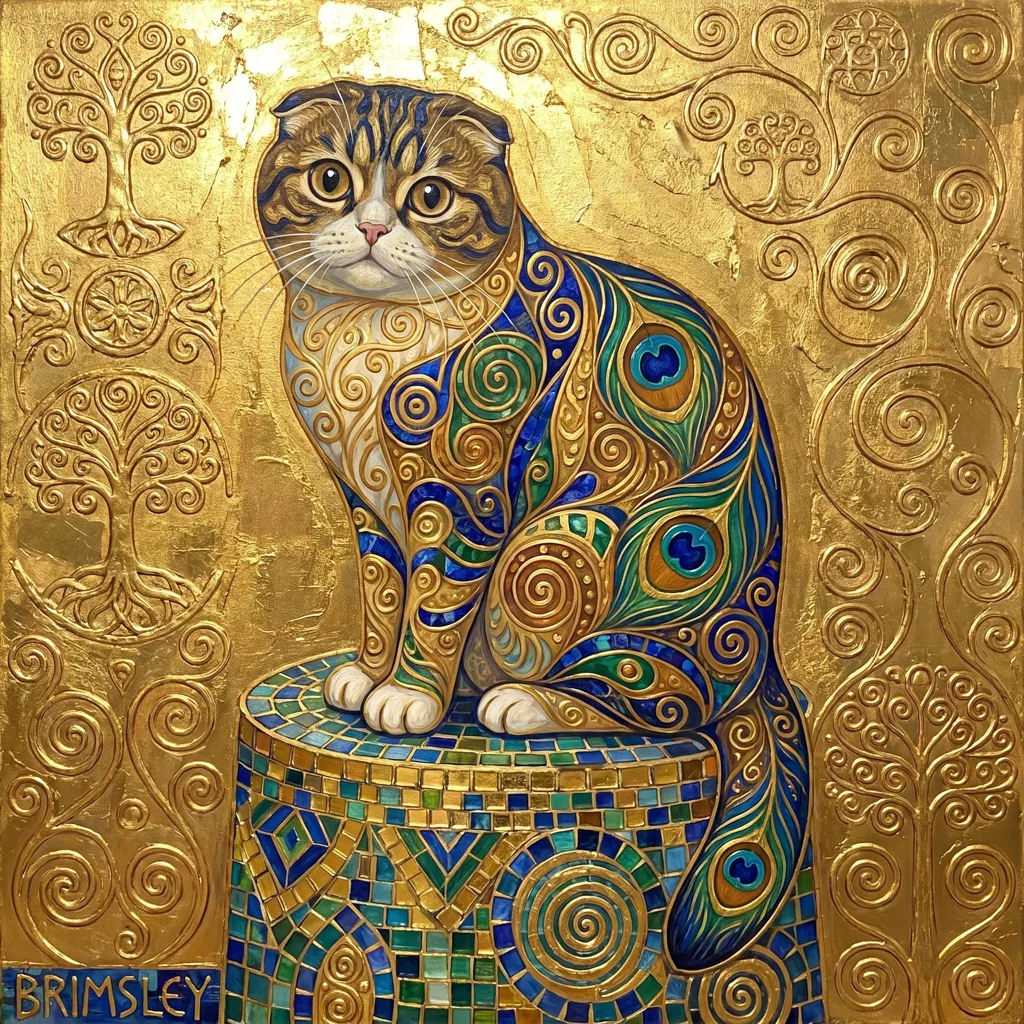 Brimsley, Enamelled in Gold