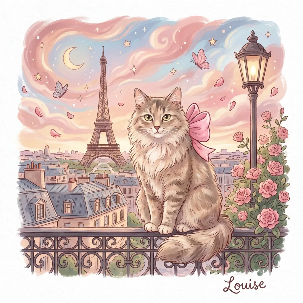 Portrait of Louise in Pink