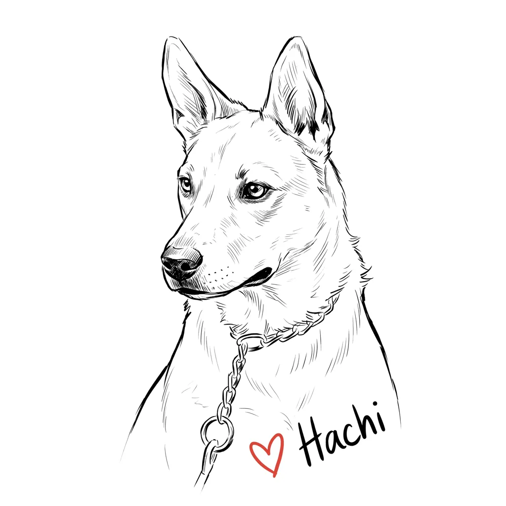 Hachi's Silent Regard