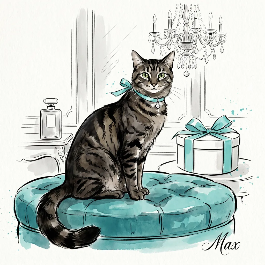 Portrait of Max in Turquoise