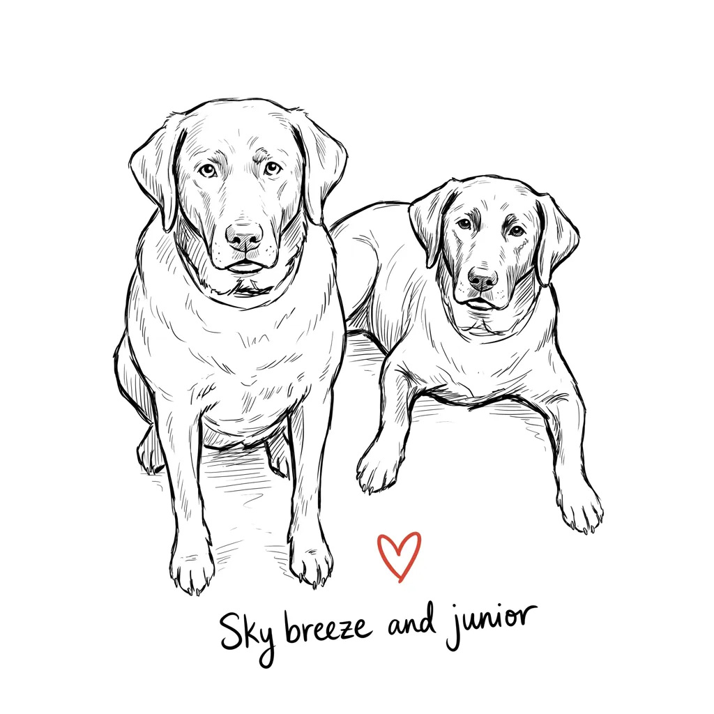 Portrait of Sky Breeze and Junior