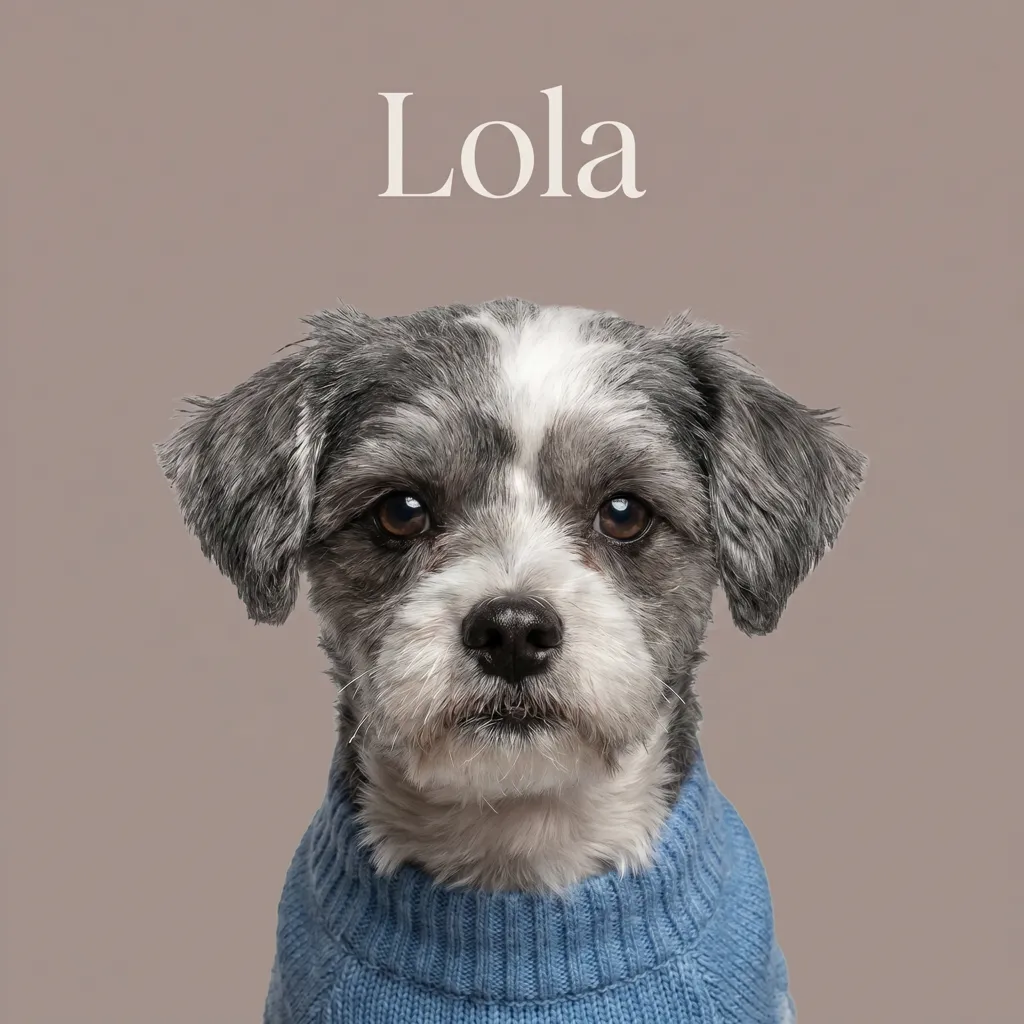 Portrait of Lola in Blue