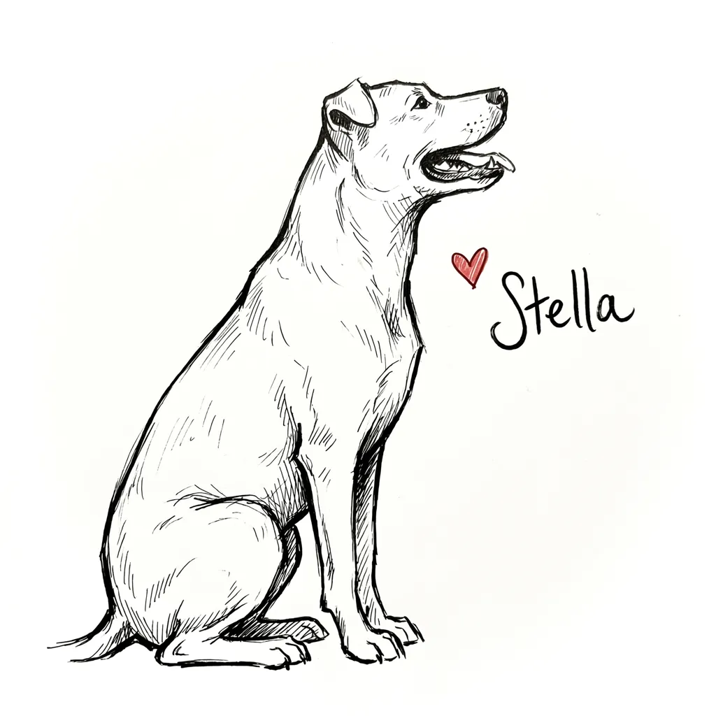 Stella's Upward Gaze
