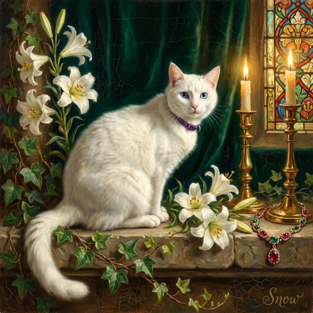 Snow Amidst Sacred Light