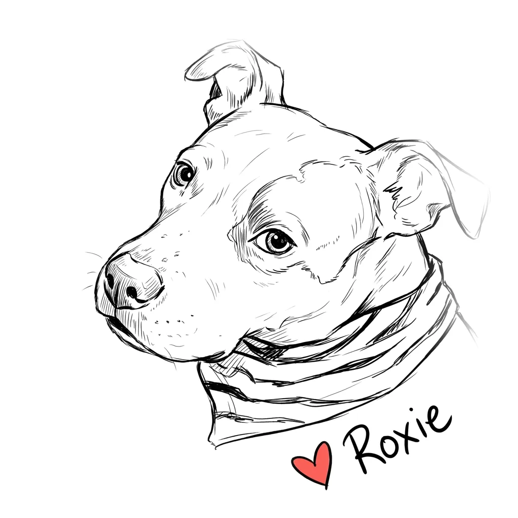Roxie's Thoughtful Gaze