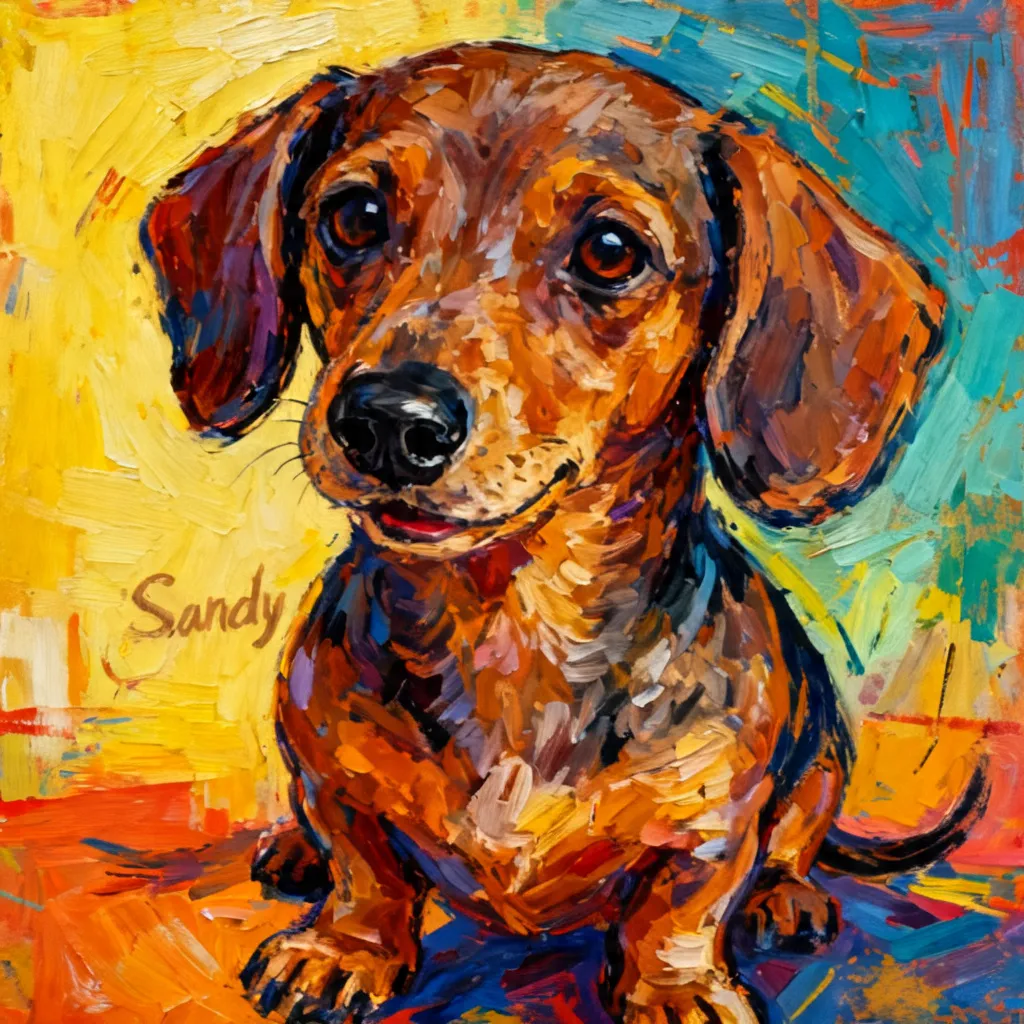 Sandy's Golden Gaze