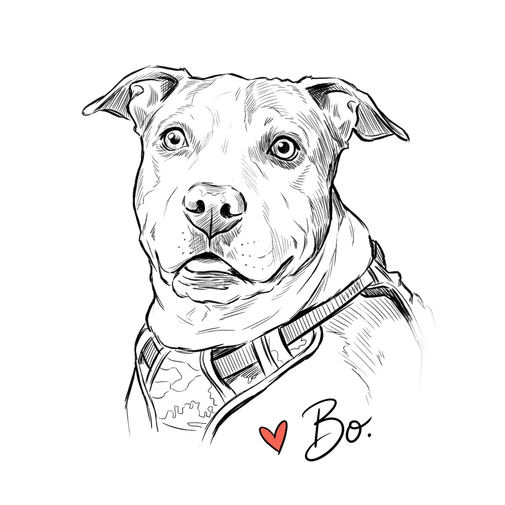 Bo's Earnest Gaze
