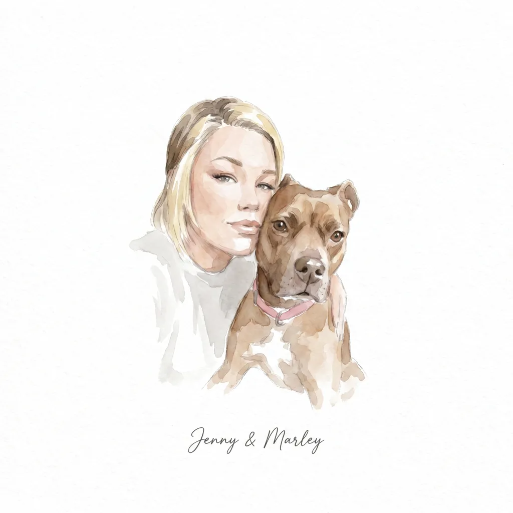 Portrait of Jenny and Marley