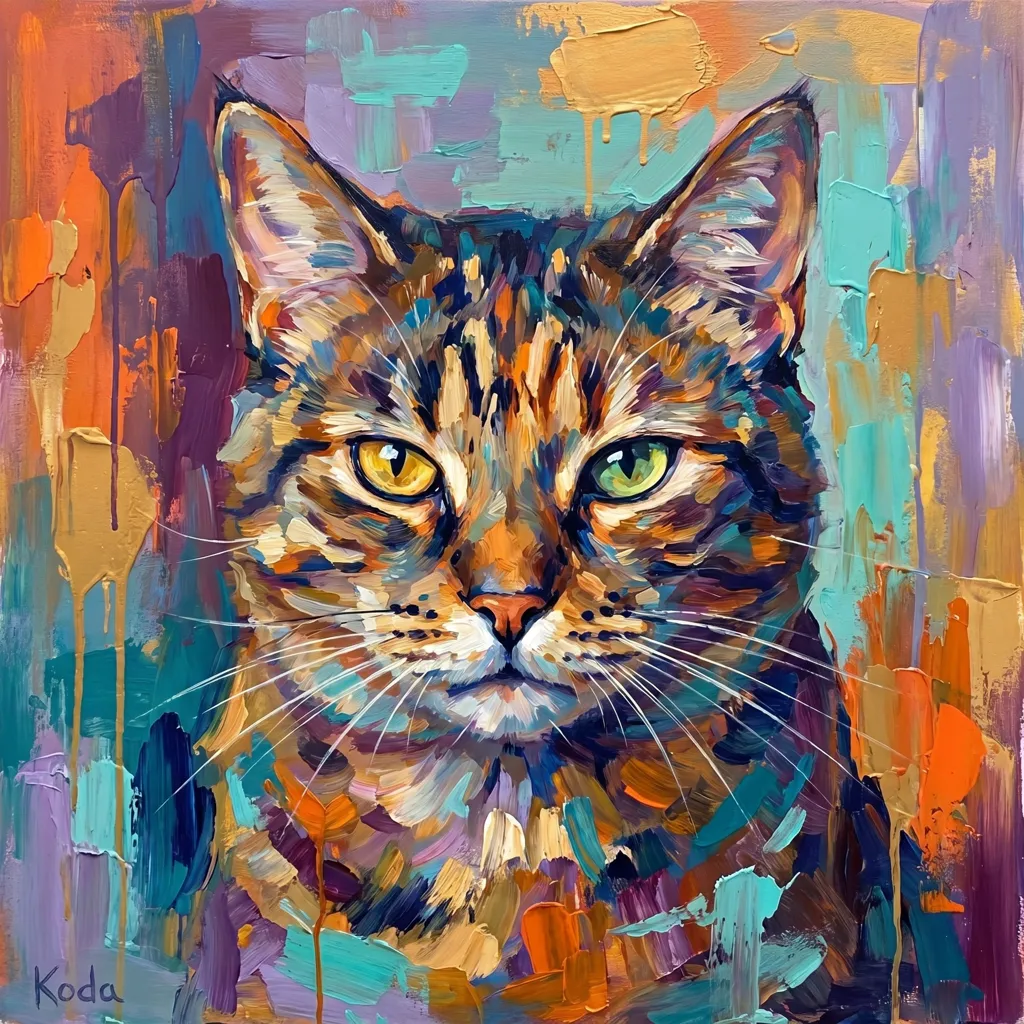 Portrait of Lucy, Verdant and Gold