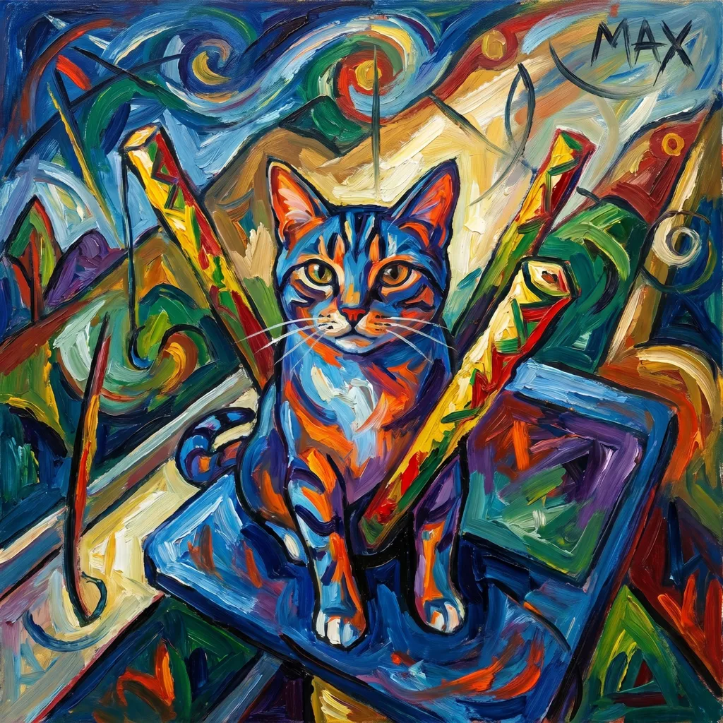 Portrait of Max in Azure