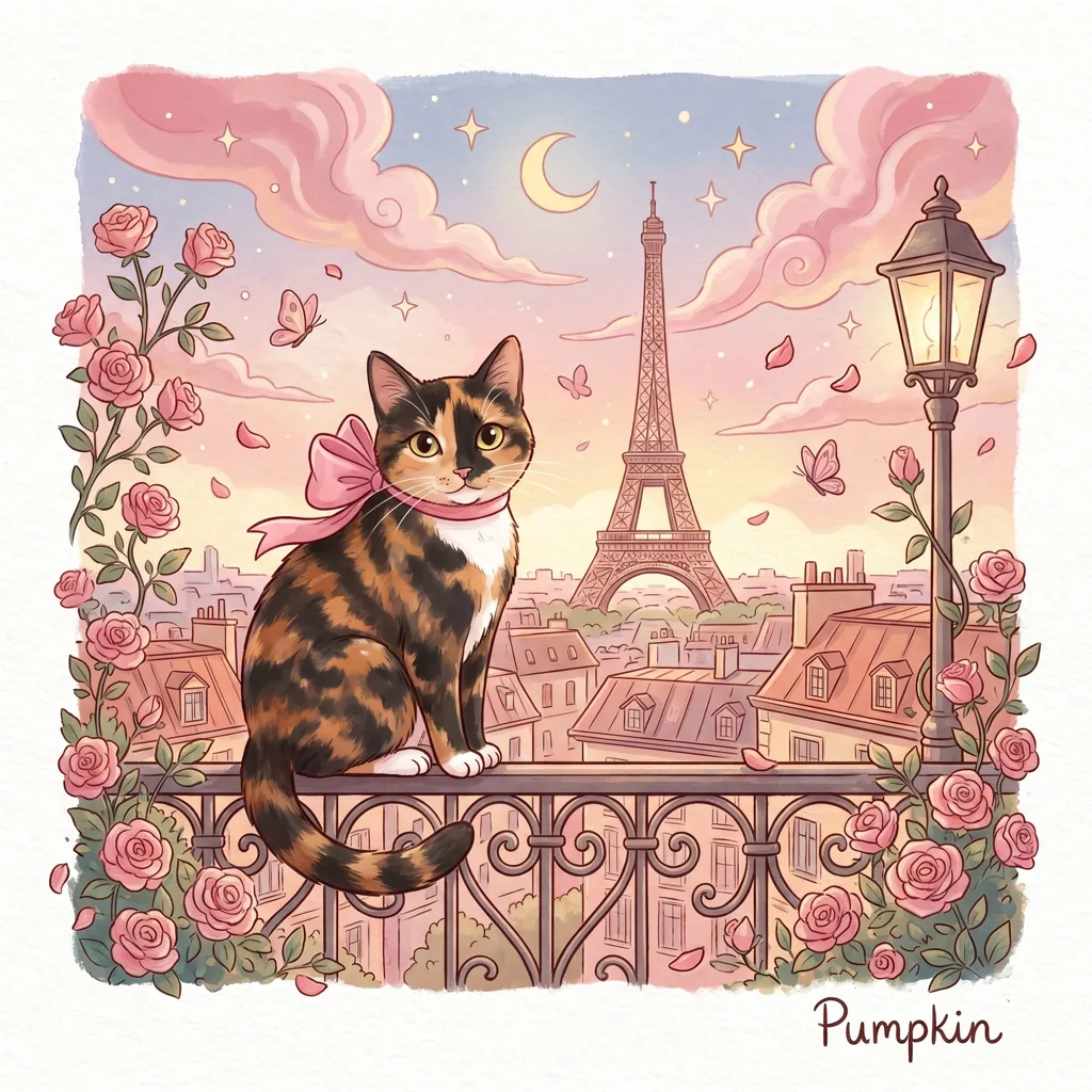 Pumpkin's Parisian Reverie
