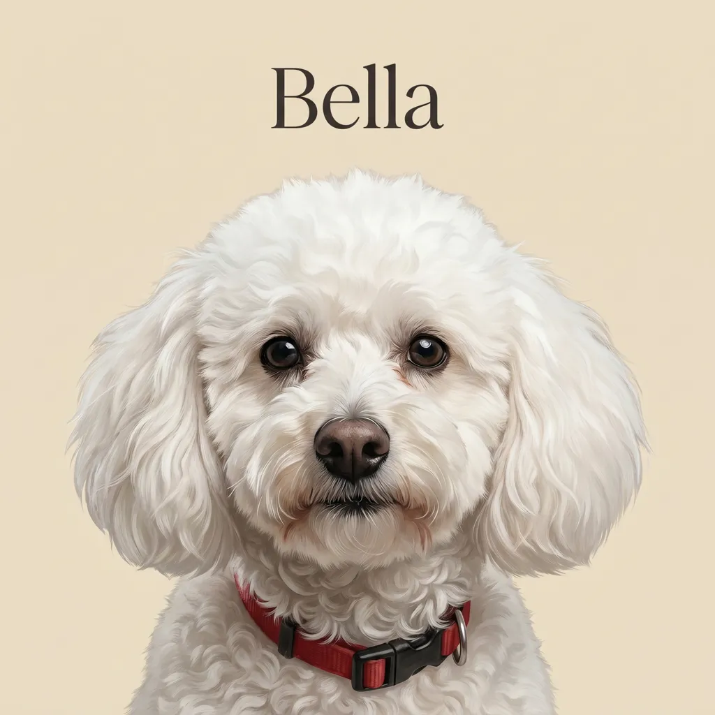 Portrait of Bella in White