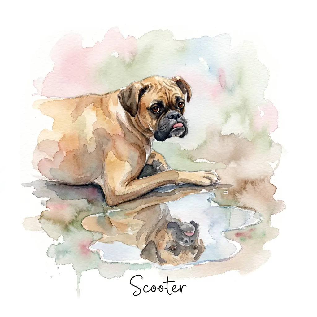 Scooter's Quiet Reflection