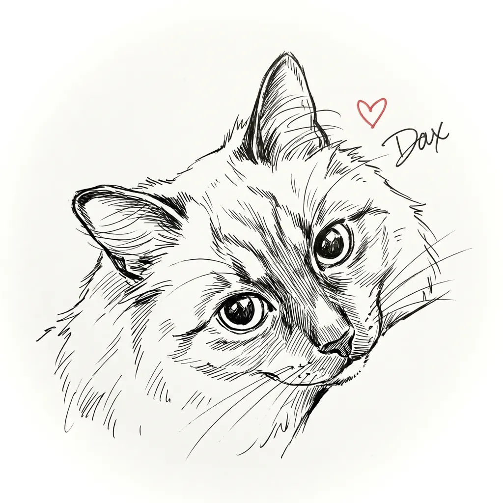 Dax's Attentive Gaze