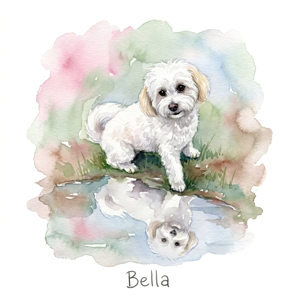 Bella's Serene Reflection