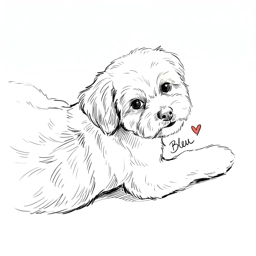 Portrait of a Gentle Bleu