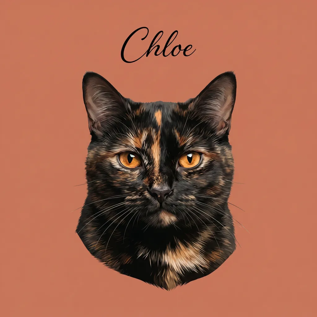 Portrait of Chloe, Amber Eyes