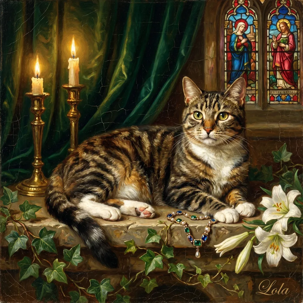 Lola's Candlelit Reverie