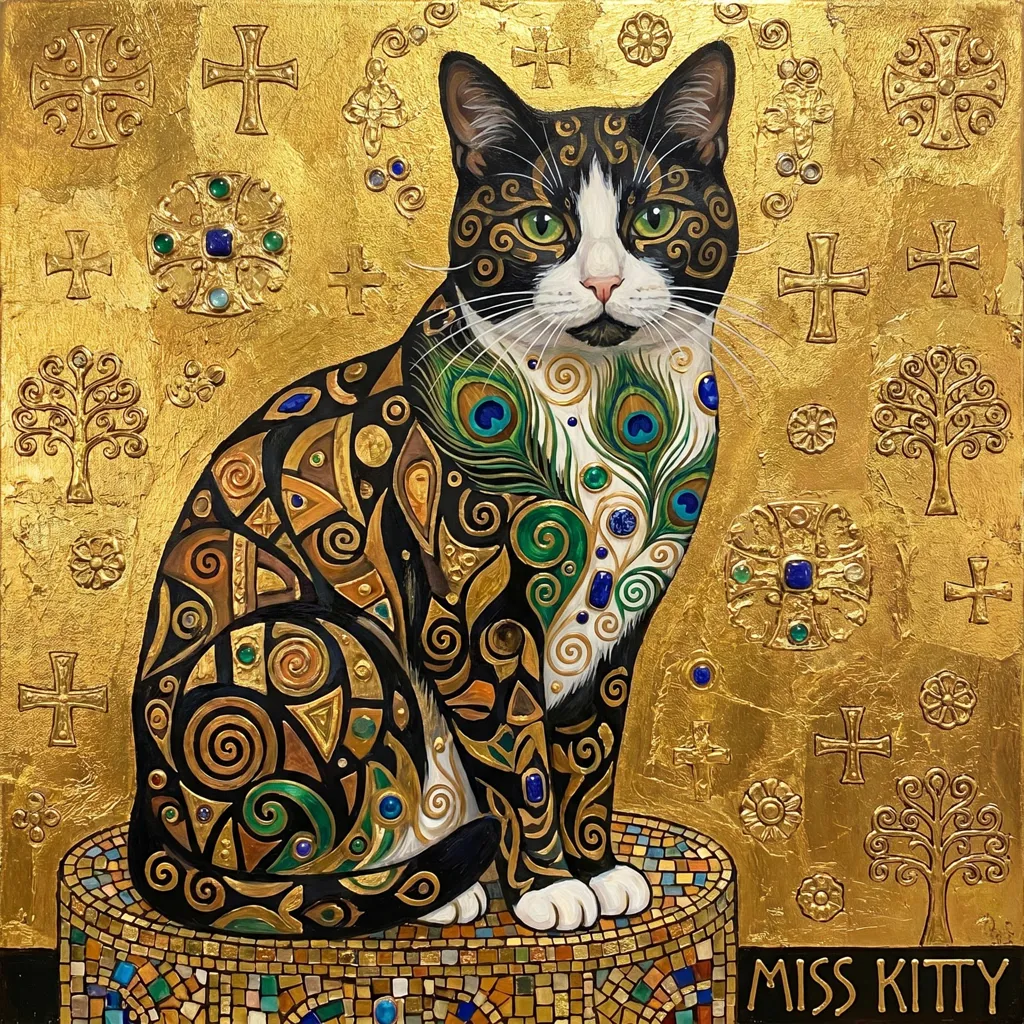Miss Kitty, Adorned in Gold