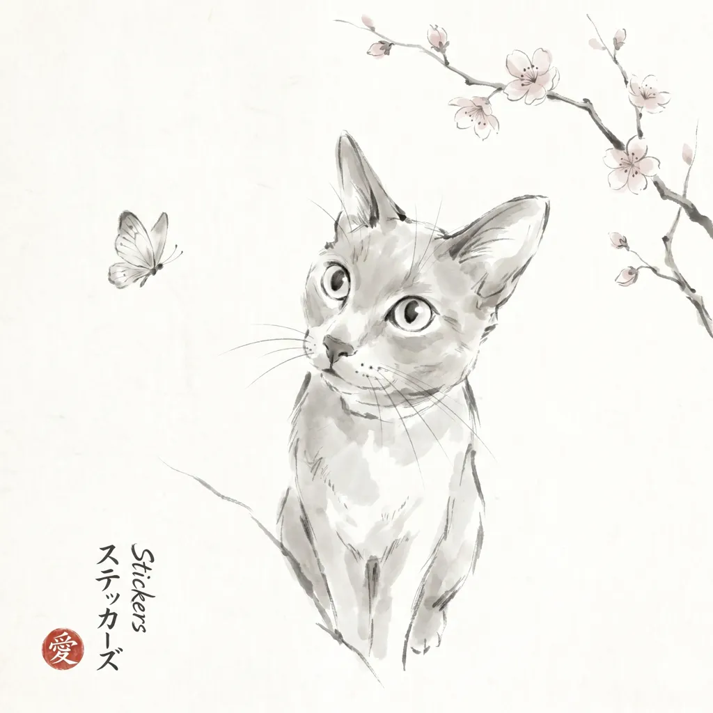 Stickers, Spring's Gentle Gaze