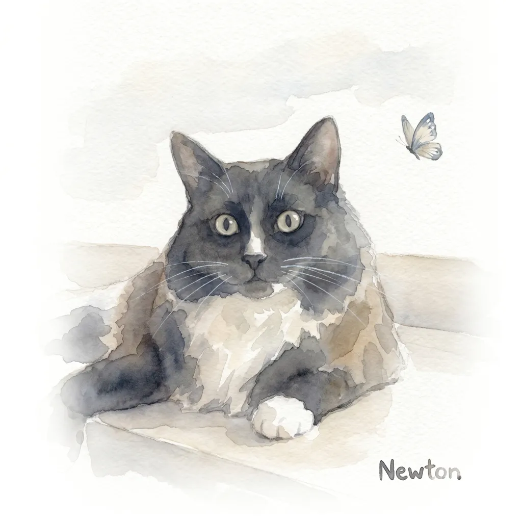 Newton's Butterfly Reverie
