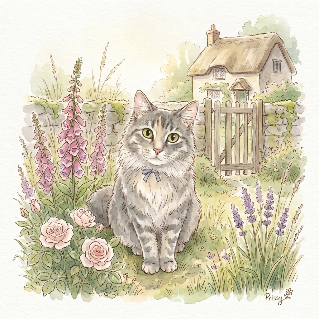 Portrait of Prissy Amidst Blooms