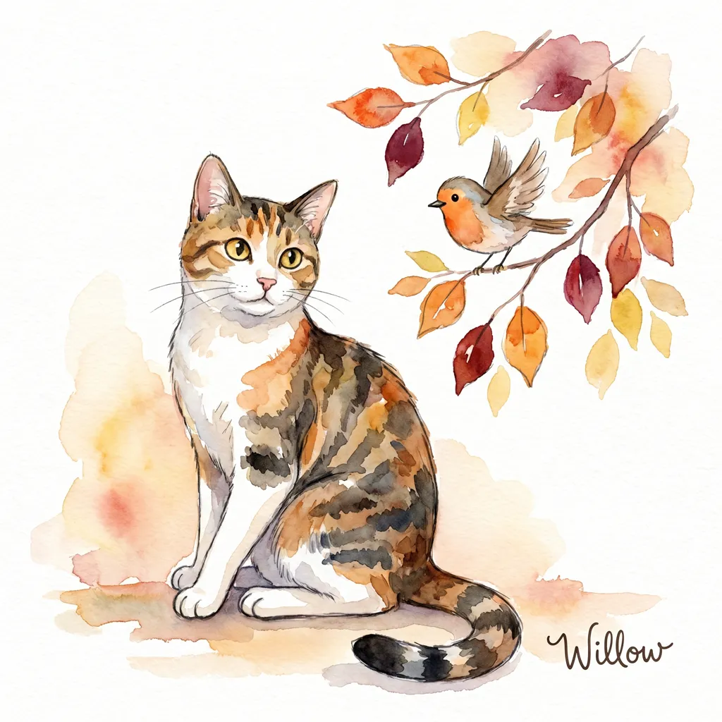 Willow's Autumn Gaze