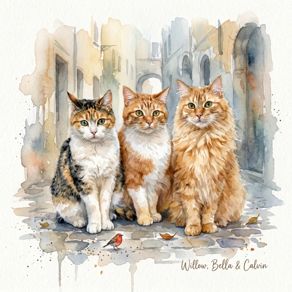 Willow, Bella, Calvin: Lane Reverie