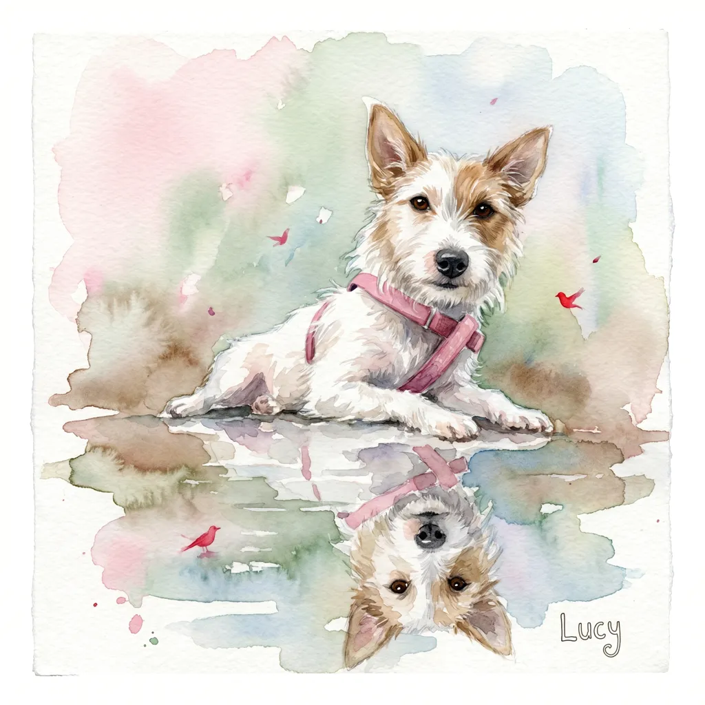 Portrait of Lucy, Reflected