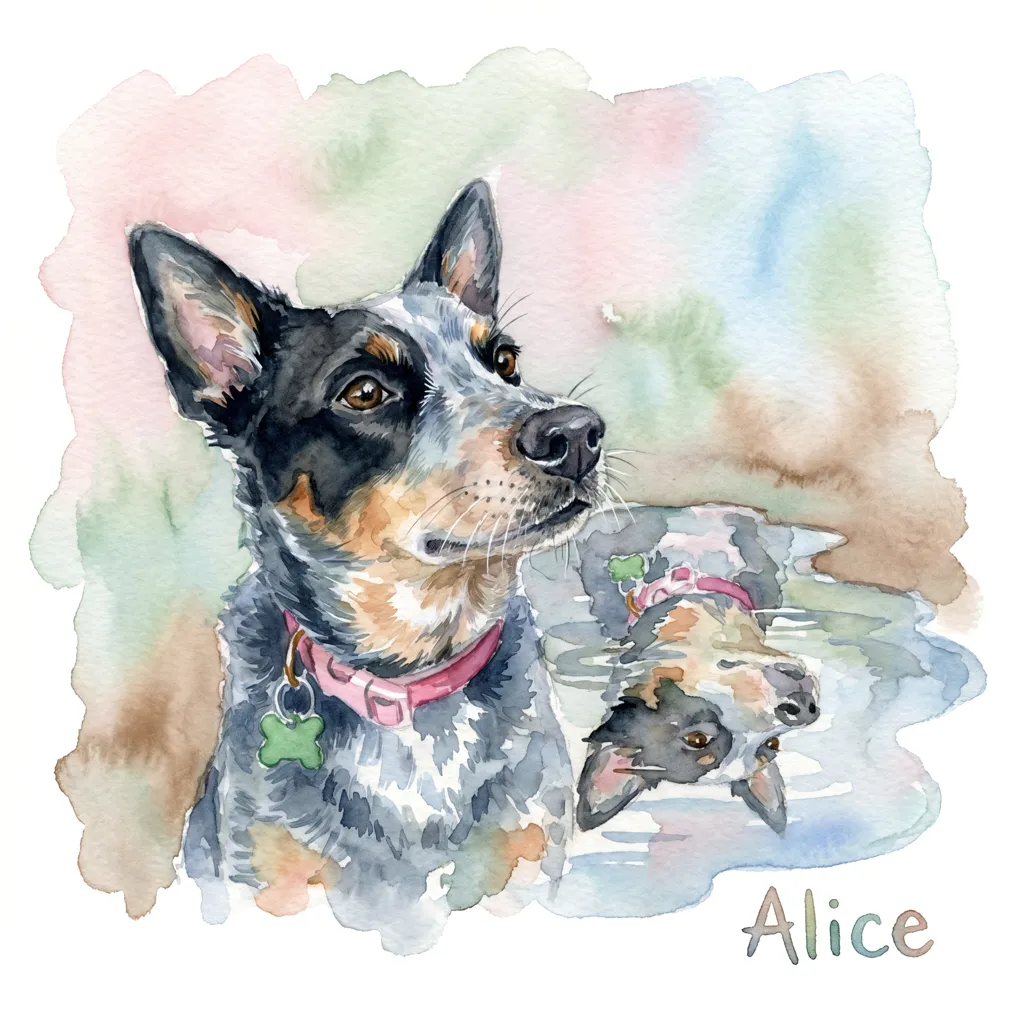 Alice in Quiet Reflection