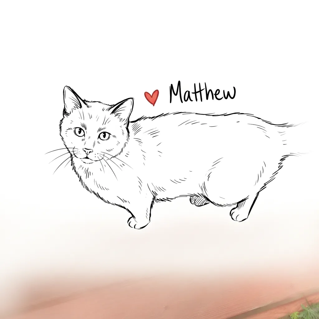 Matthew's Serene Gaze