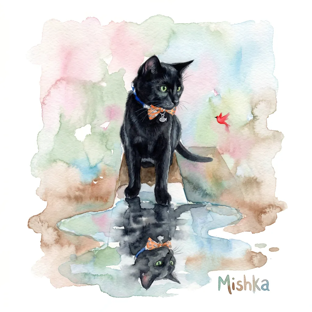Mishka's Pensive Reflection