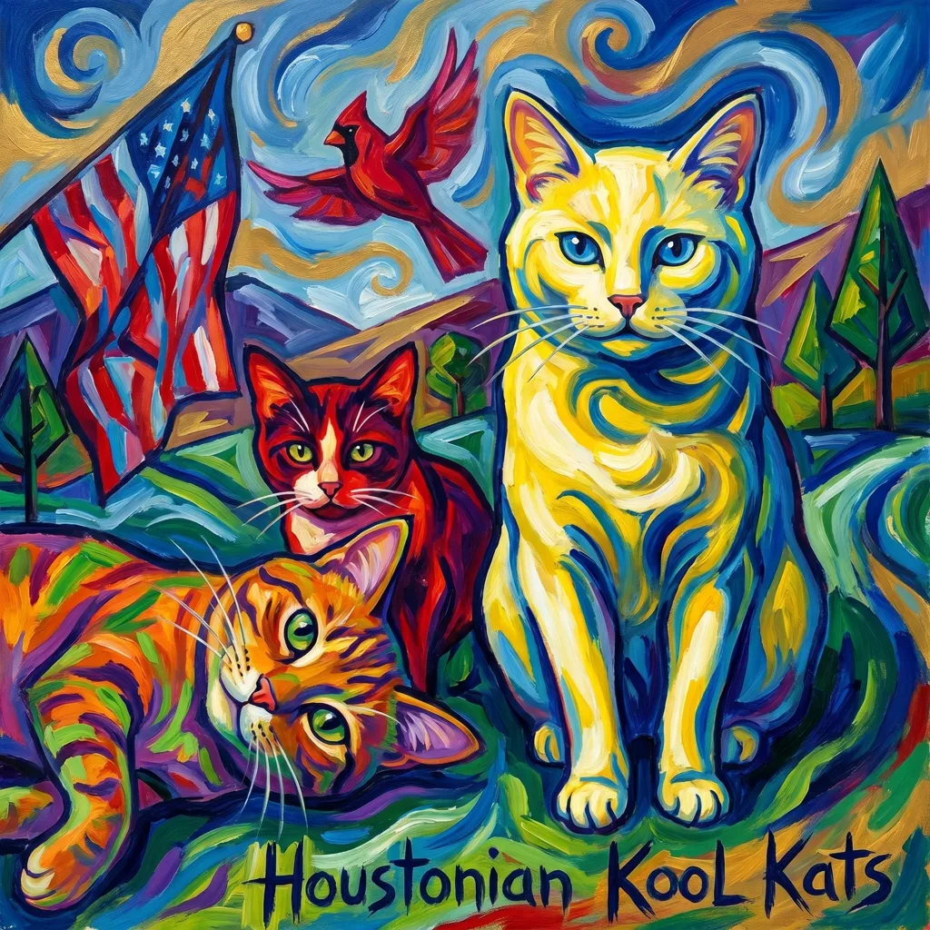 Vibrant Houstonian Felines