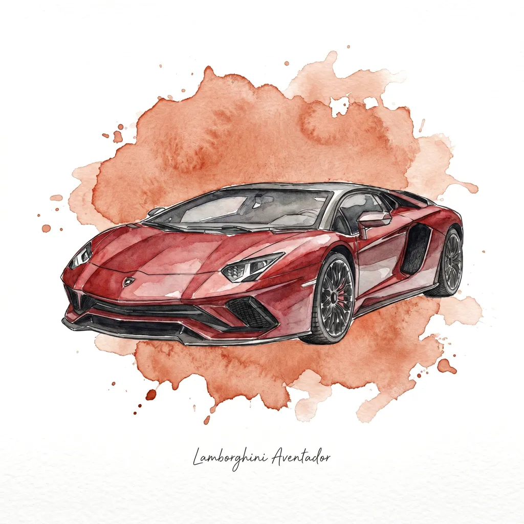 Artwork of lambo