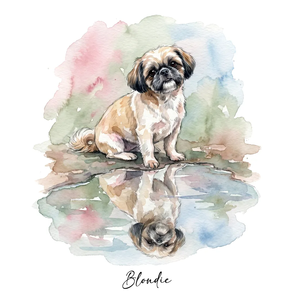 Blondie's Gentle Reflection