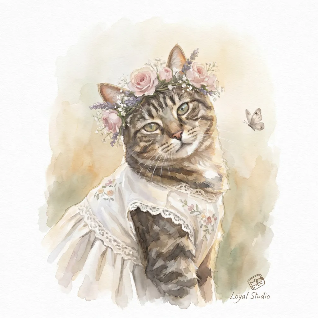 Spring's Feline Muse