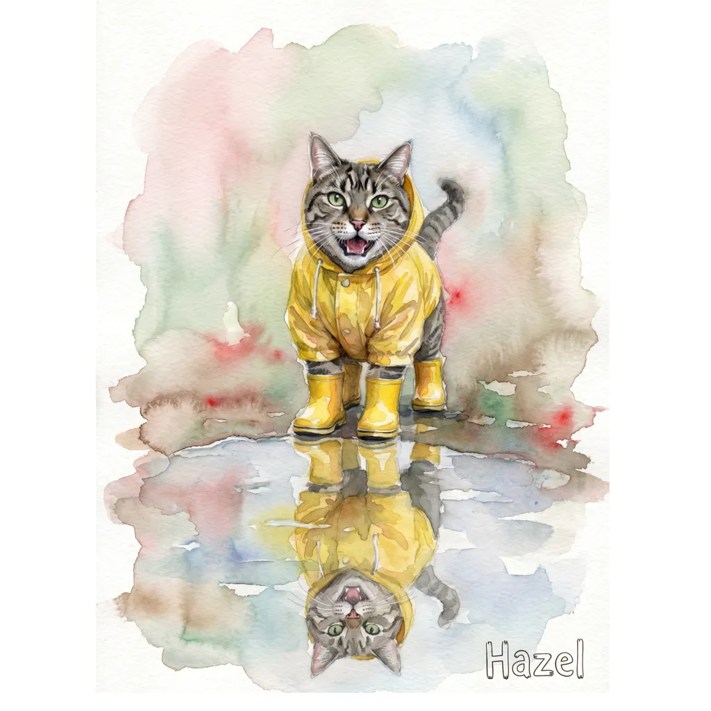 Hazel's Yellow Reflection