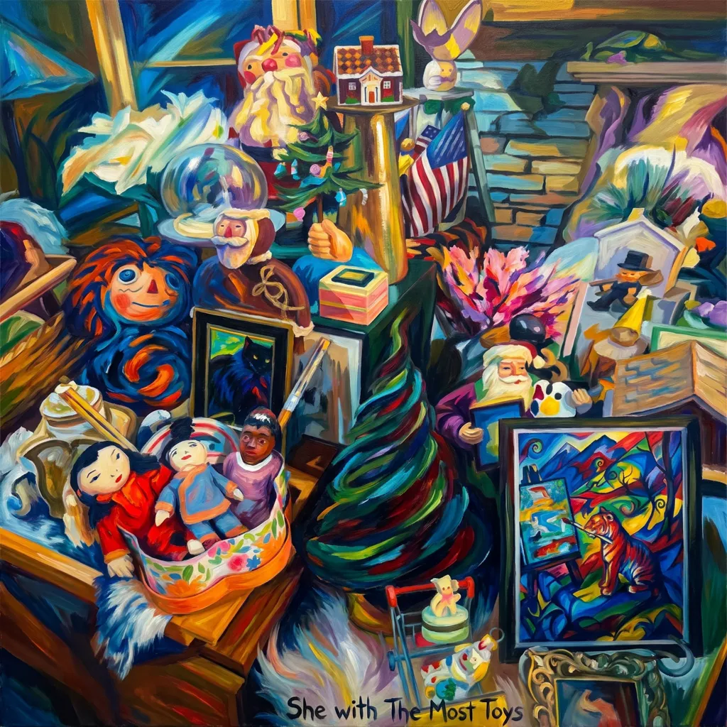 Artwork of She with The Most Toys