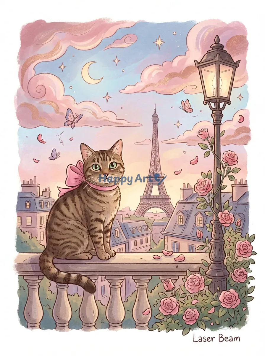 Artwork of Laser Beam