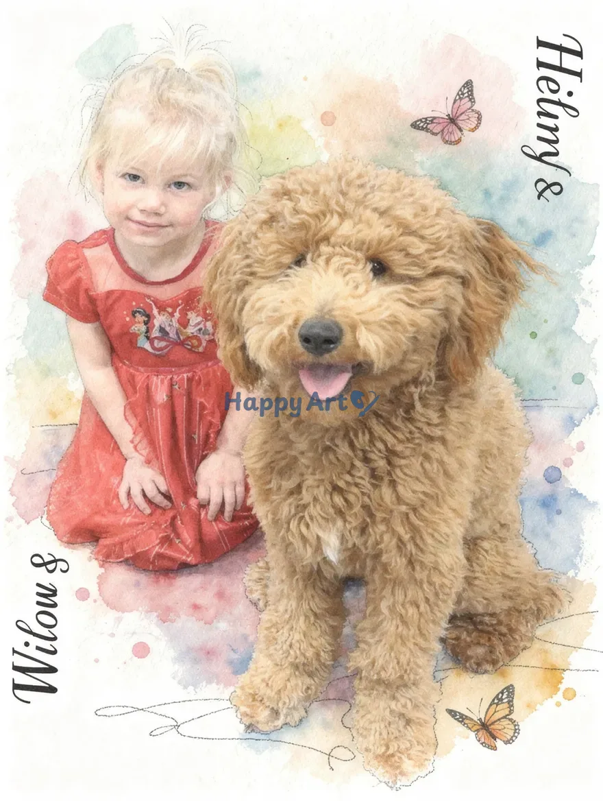 Artwork of Willow & Henry