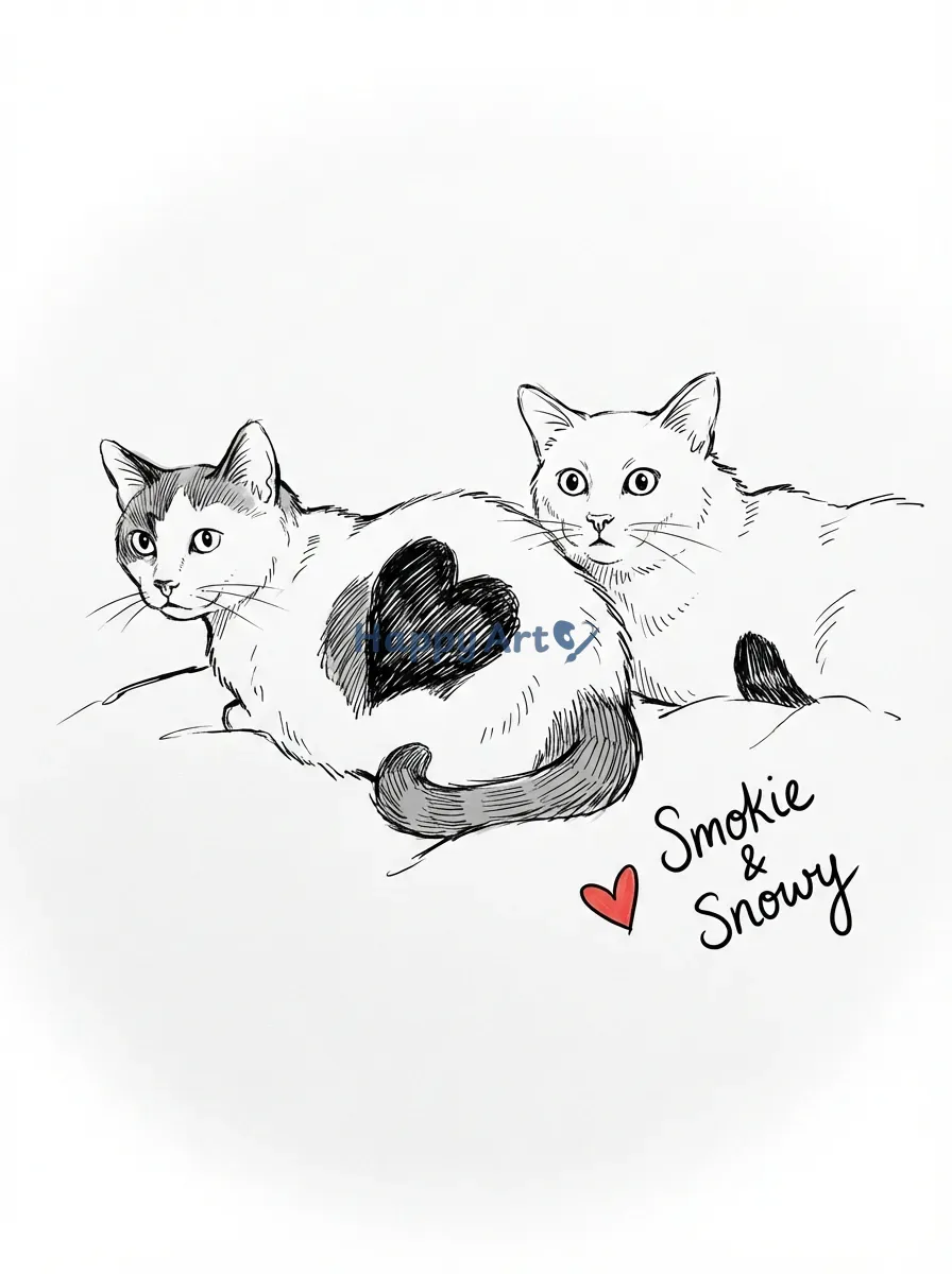 Artwork of Smokie & Snowy