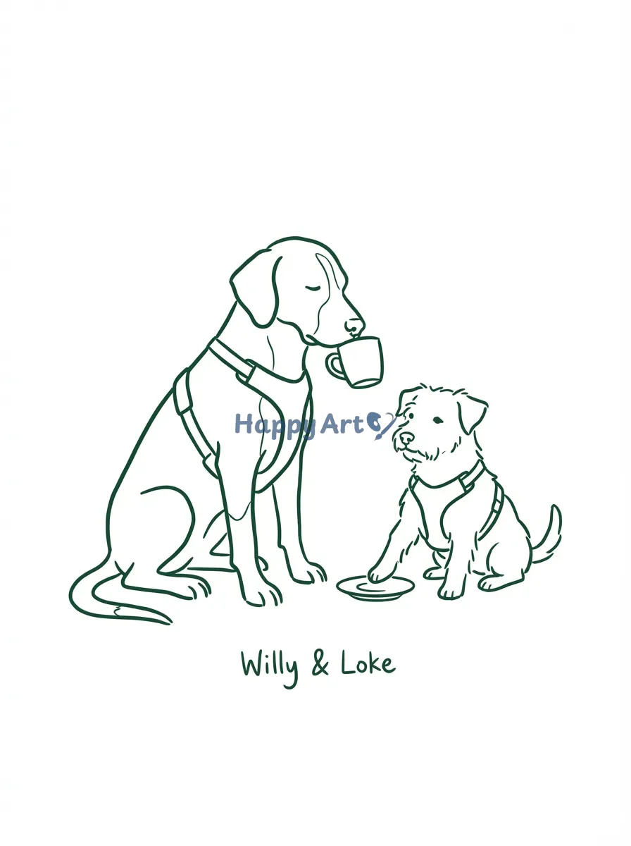 Artwork of Willy & Loke