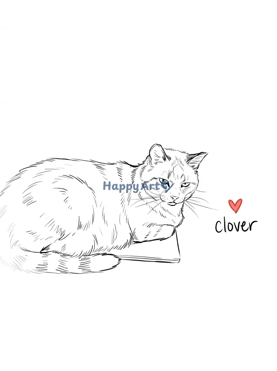 Artwork of clover