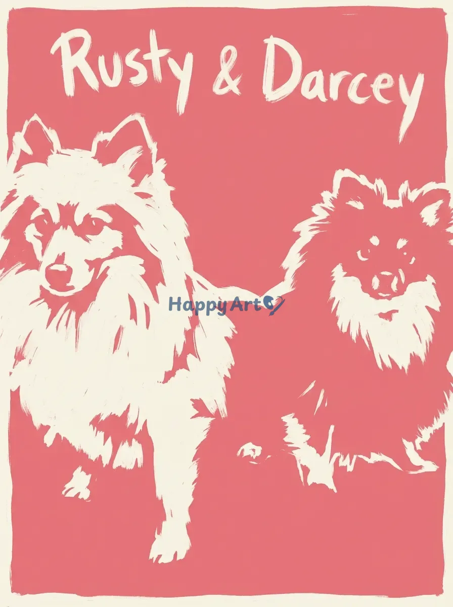 Artwork of Rusty & Darcey