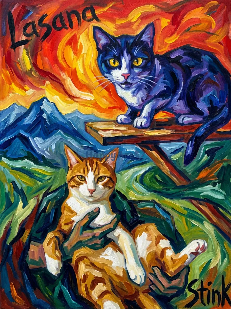 Artwork of Lasana and Stink