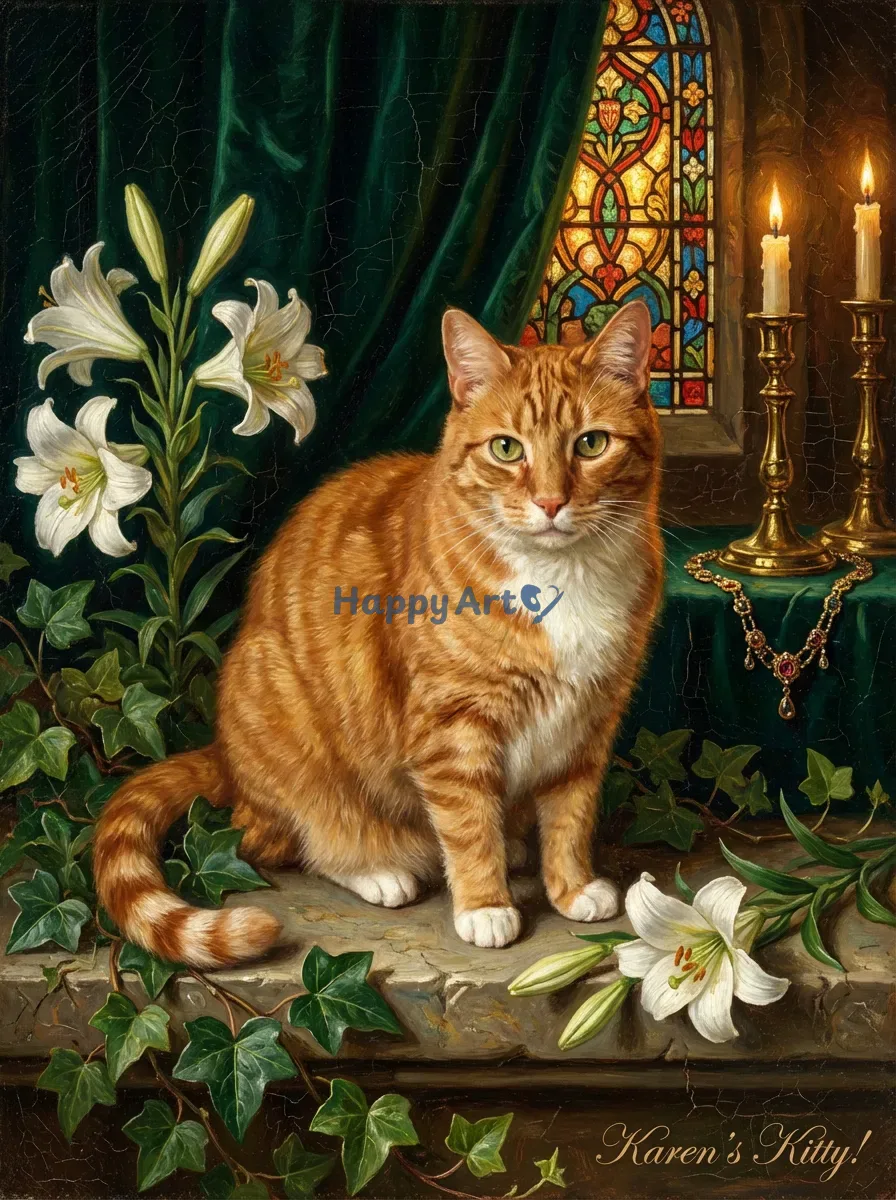 Artwork of Karen’s Kitty!