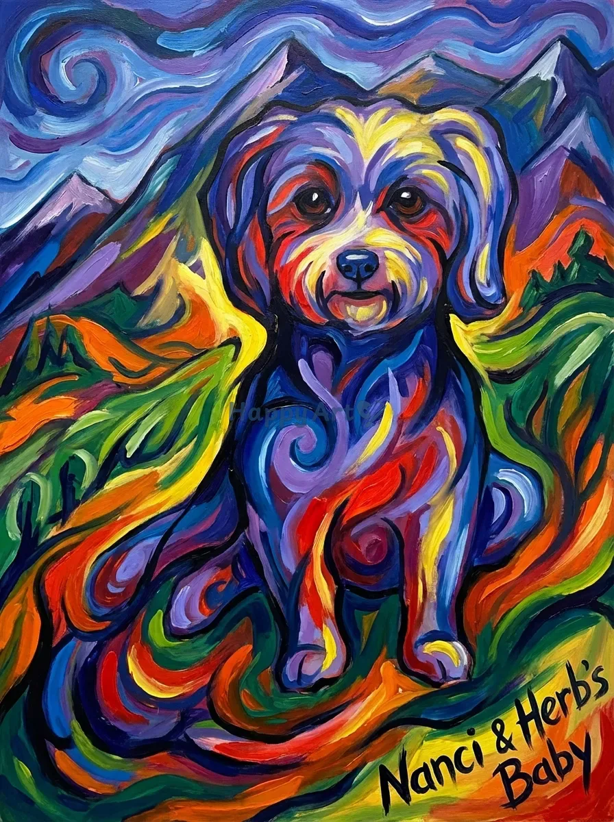 Artwork of Nanci & Herb's Baby