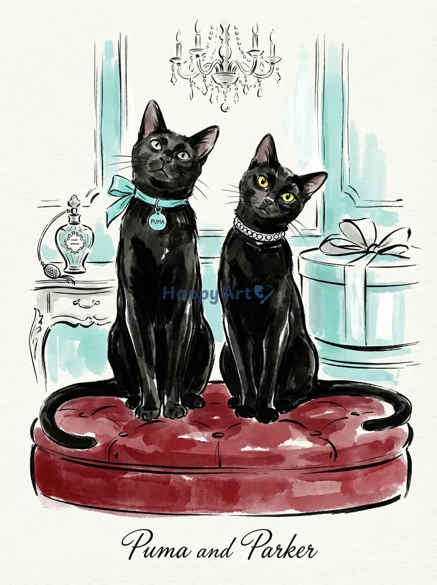 Artwork of Puma and Parker